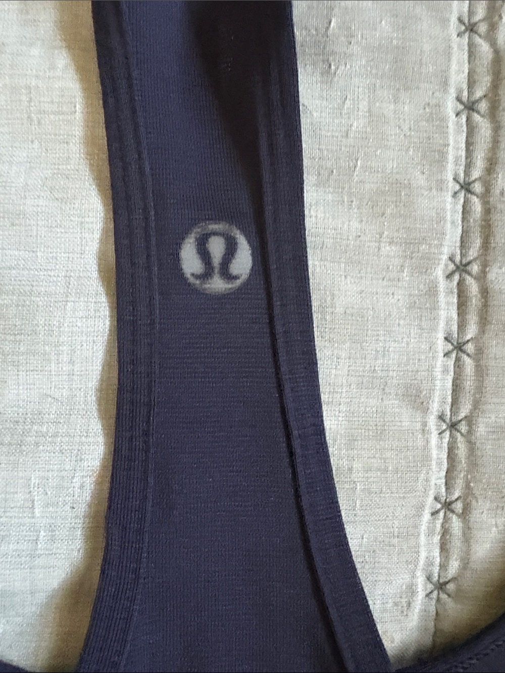 Lululemon Navy Racerback Tank Top - Picture 2 of 3